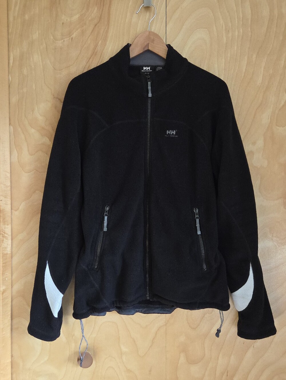 Helly hansen black fleece zip up jacket